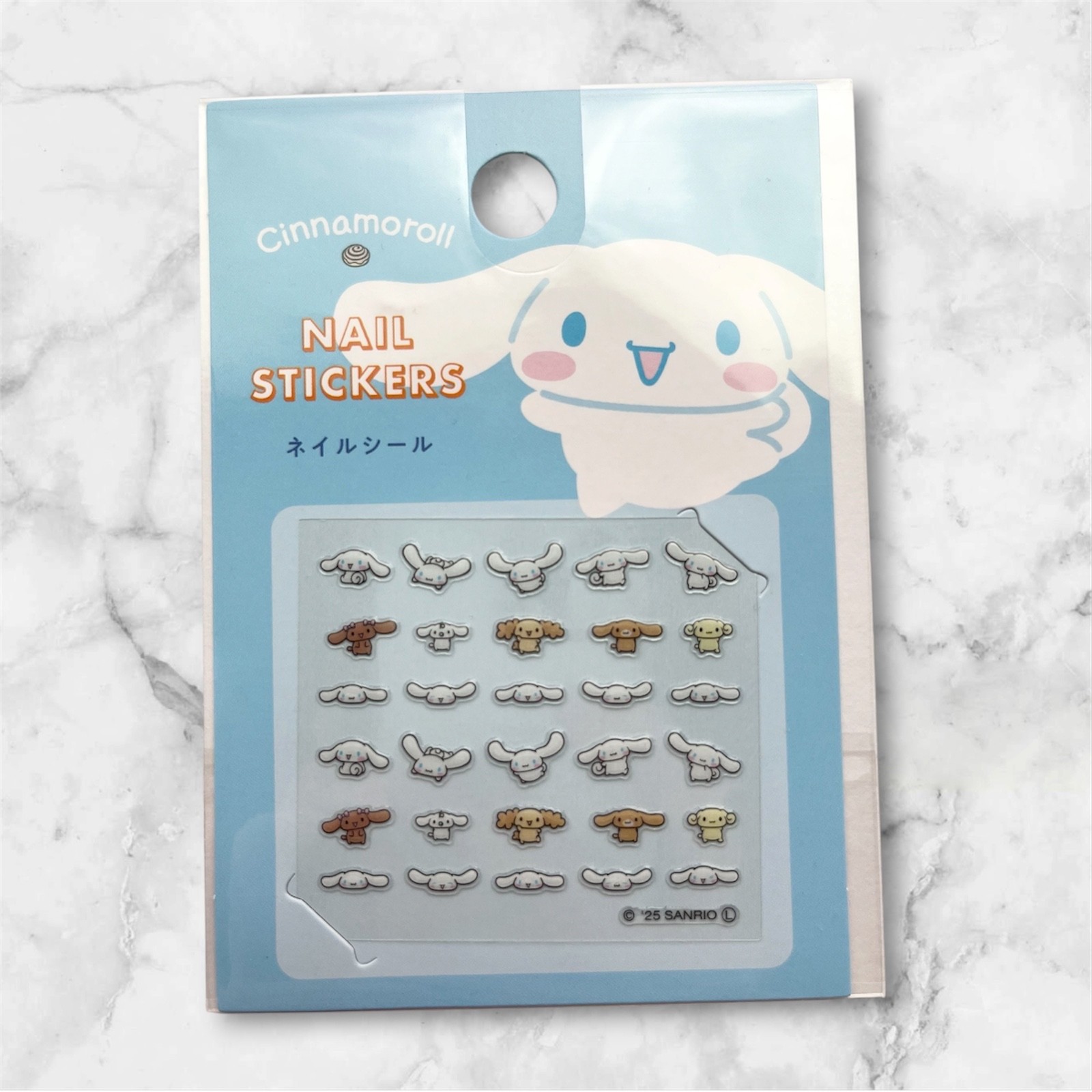 Sanrio Nail Stickers My Melody Kuromi Cinnamoroll 3PCS Set Authentic New