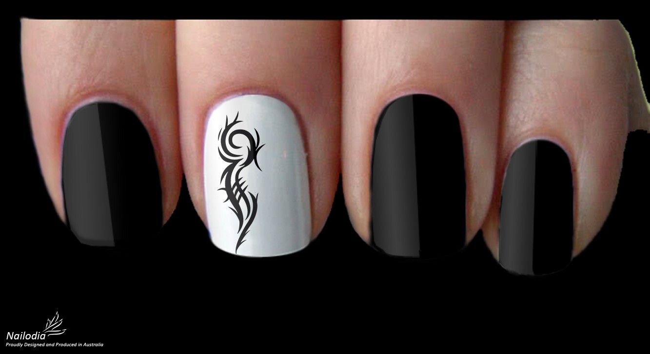 Hawaii Tribal Nail Art Decal Sticker Water Transfer Slider