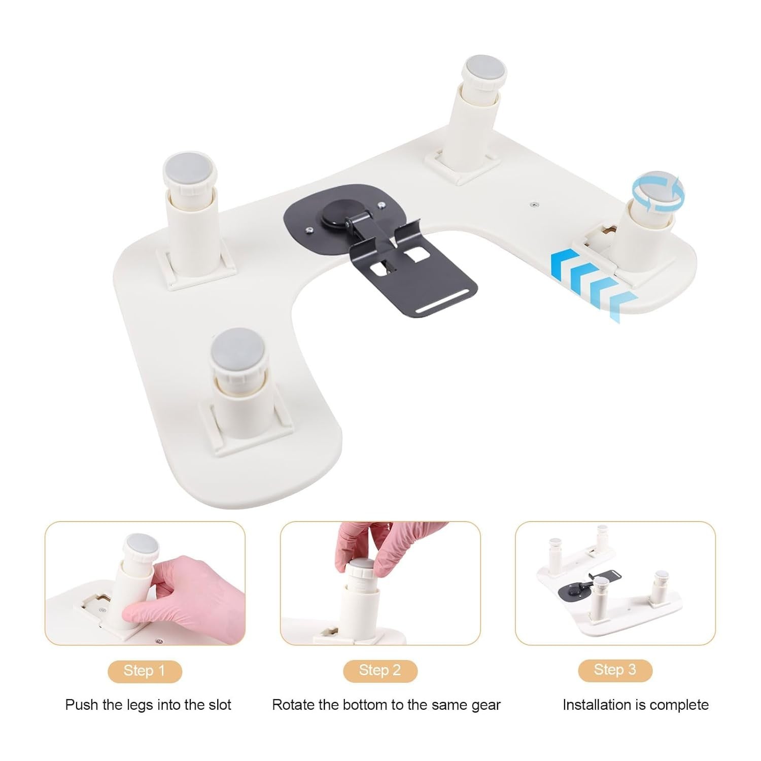 Arm Rest for Nails Tech with a Build-in Phone Holder,U shaped Adjustable Base…