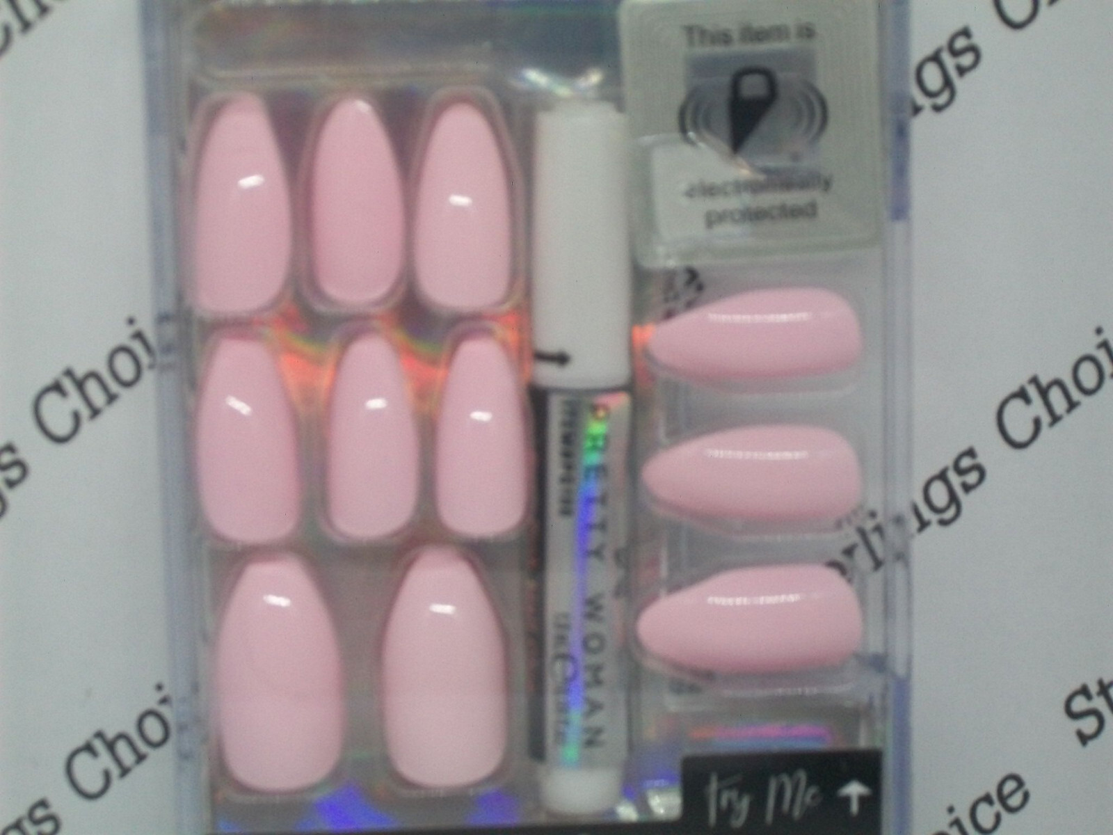 Pretty Woman Faux Nails #PDV169 Solid Baby Pink