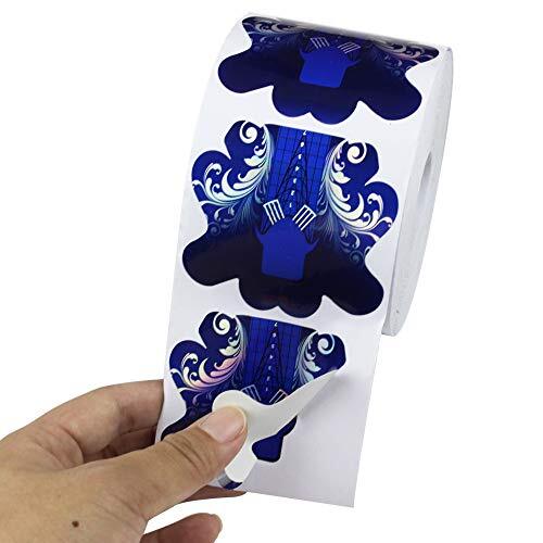 100PCS Stiletto Nail Tips Laser Nail Forms Gel Polish Extension Forms Acrylic