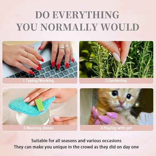 Ombre From Pearly White to Pink Press on Nails Medium Almond Glossy Ombre Pink