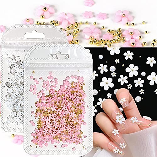 Versatile 3D Floral Nail Art Decals – Perfect for DIY Manicures and Crafts