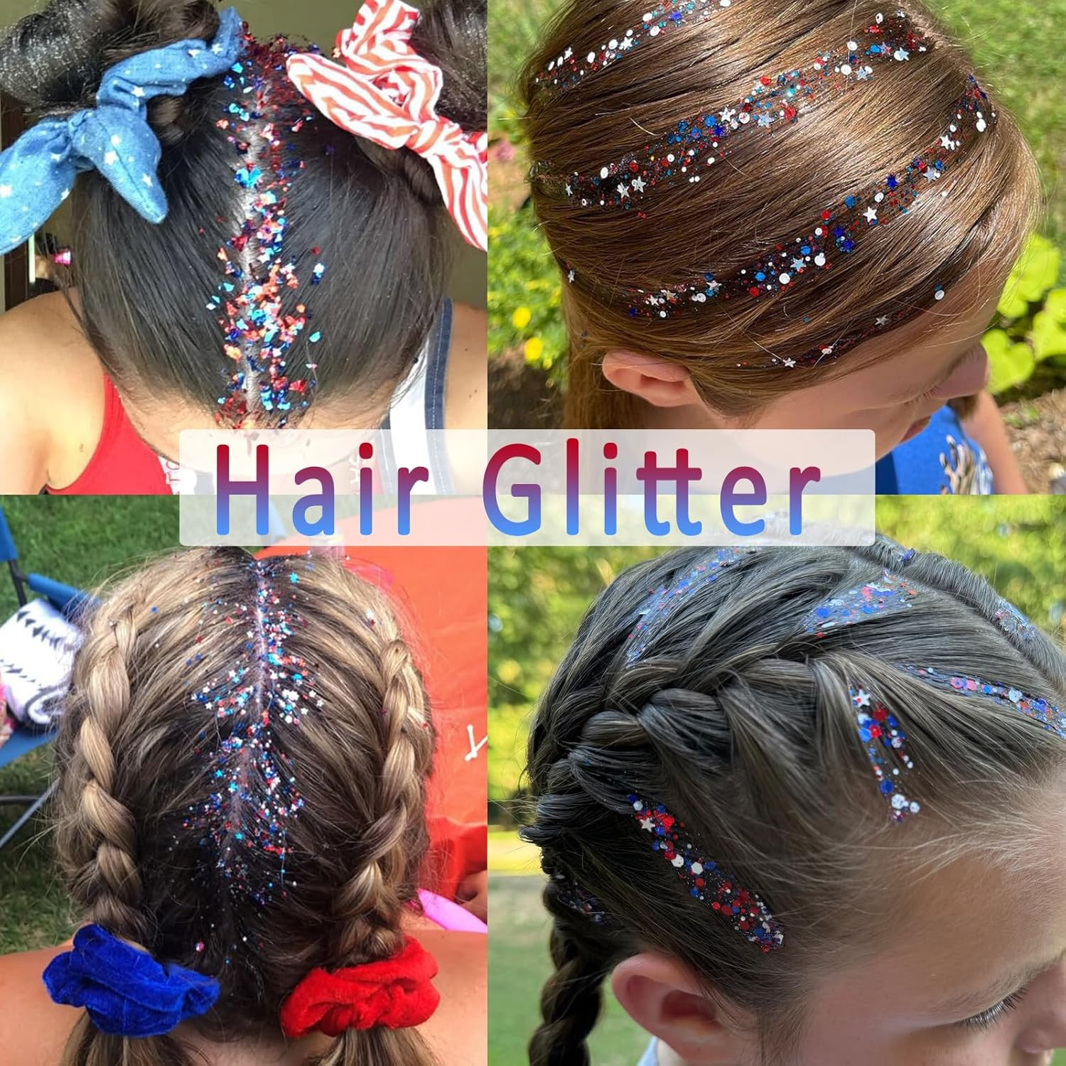 Patriotic Body Glitter Stick,4Th of July Outfits and Accessories,250Th Anniversa