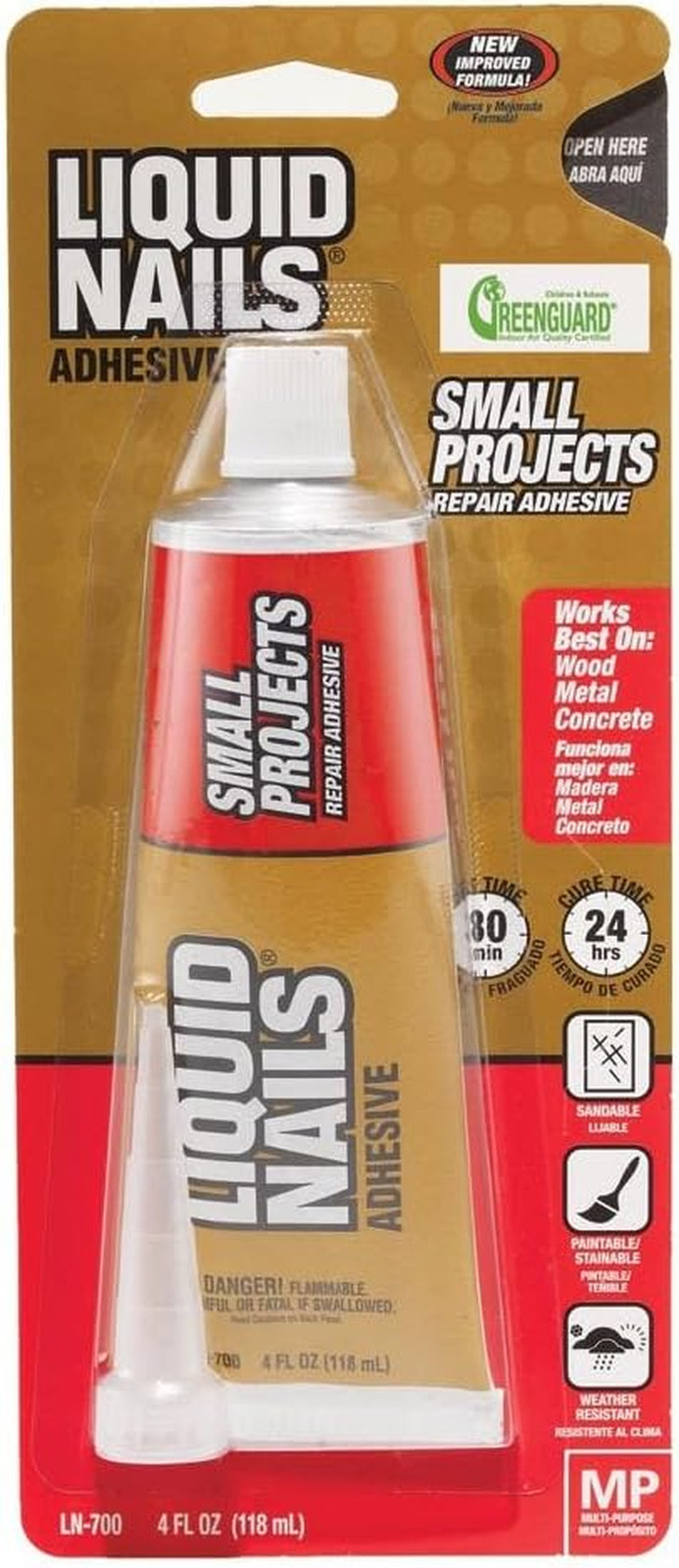 LN700 4-Ounce (2 Pack) Small Projects and Repairs Adhesive