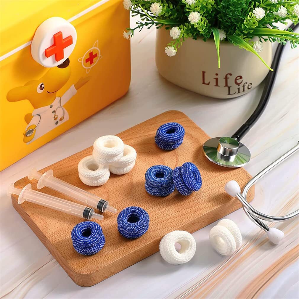 20 Pcs Bobs Thumb Bandage Finger Bandage Tubular Cotton Finger Cots for Kitchen
