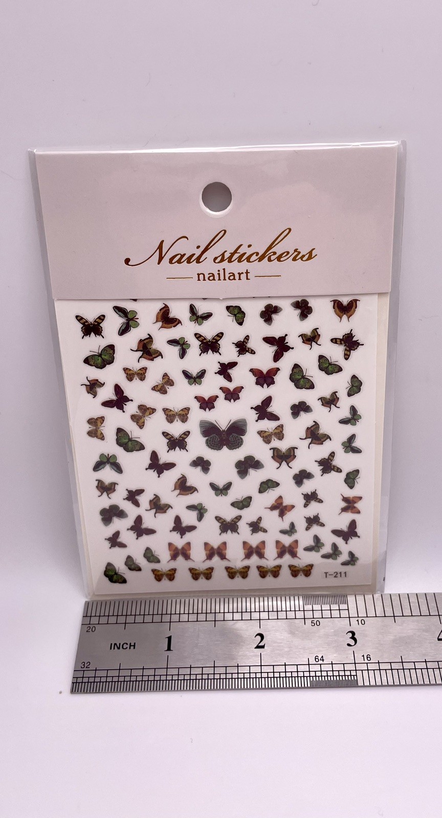 Butterfly Nail Stickers ONE Sheet Per Pack
