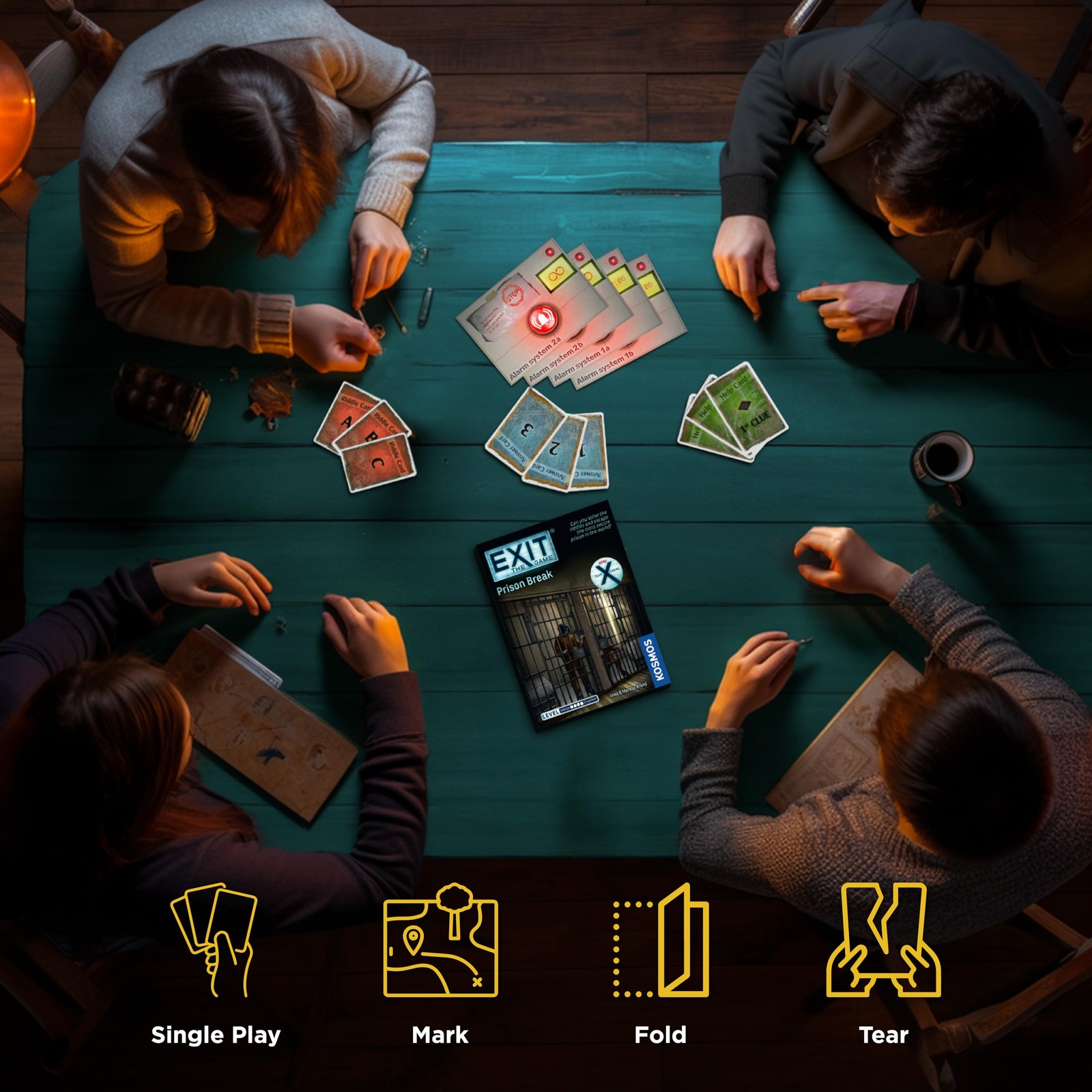 EXIT: The Game – Prison Break 18 cm x 13 x 4 cm, Multicolor