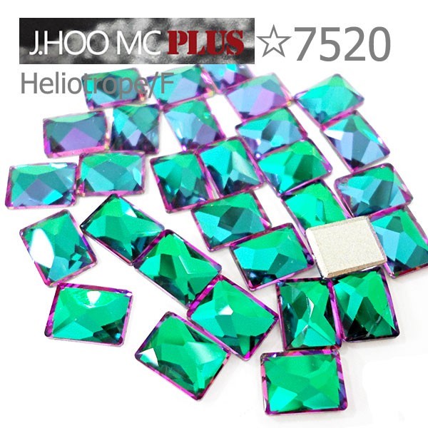 J.HOO Crystal 7520 Cosmic Flat Back Rhinestones 8×6mm Nail Art (10pcs)
