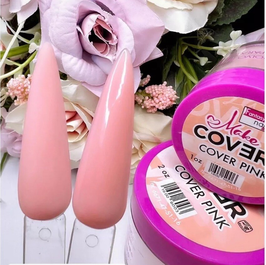 polvo makeup de fantasy nails Color petal rose de 2oz