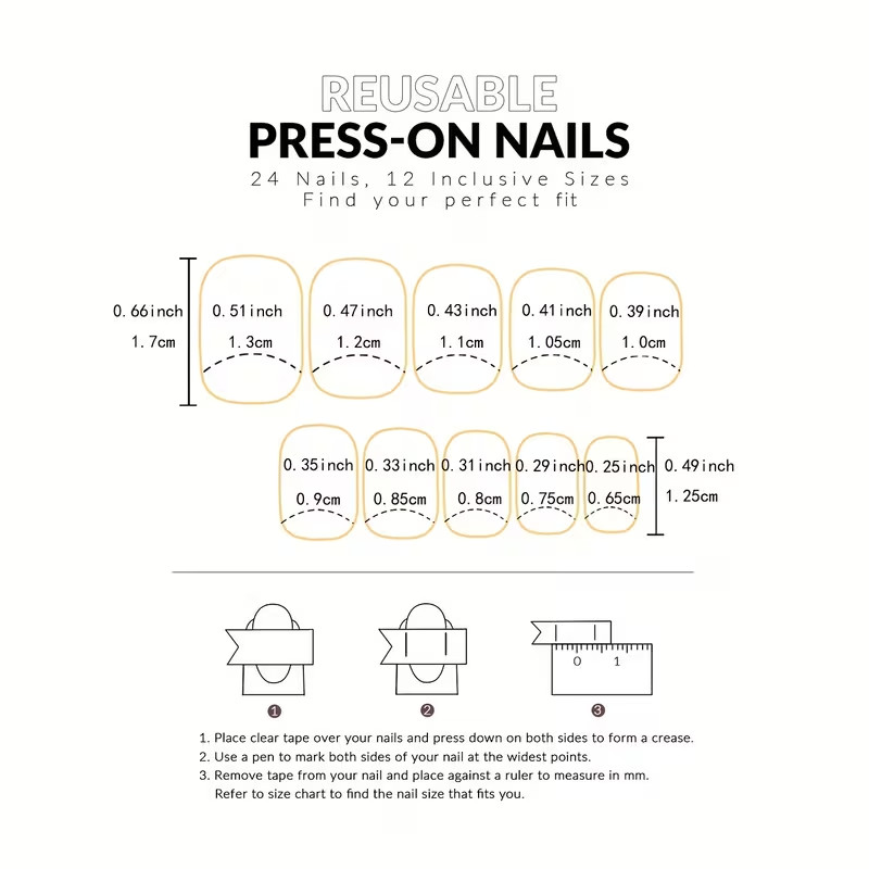 24pcs Classic Solid Red, Short Press-On Nails, Glossy, Elegant, Events