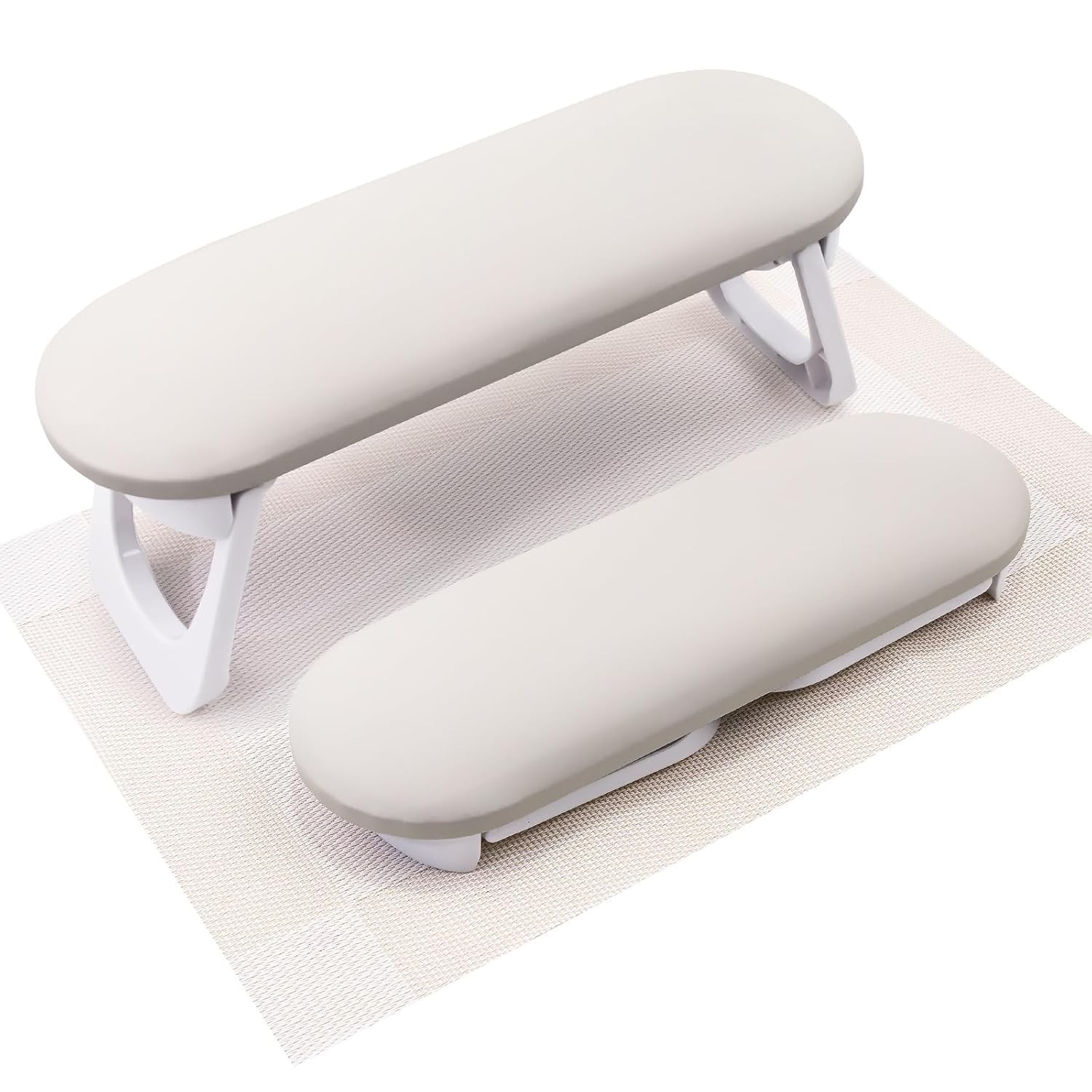 Arm Rest for Nails Tech, Foldable PU Leather Nail Arm Rest