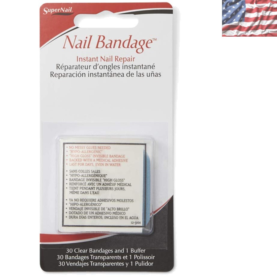 Clear Adhesive Nail Repair Bandage – Super Nail Instant Protection 0.63oz