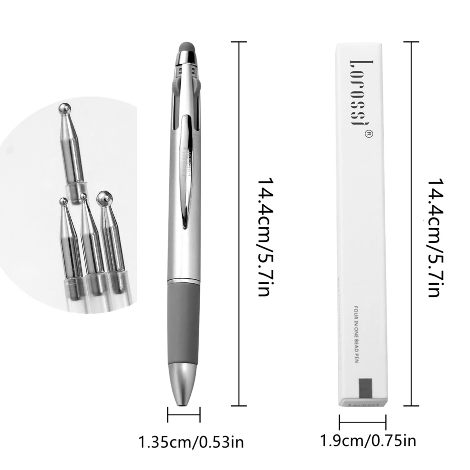 5 in 1 Nail Art Dotting Pen – Ballpoint Design Kit, Professional Tool for Beauty