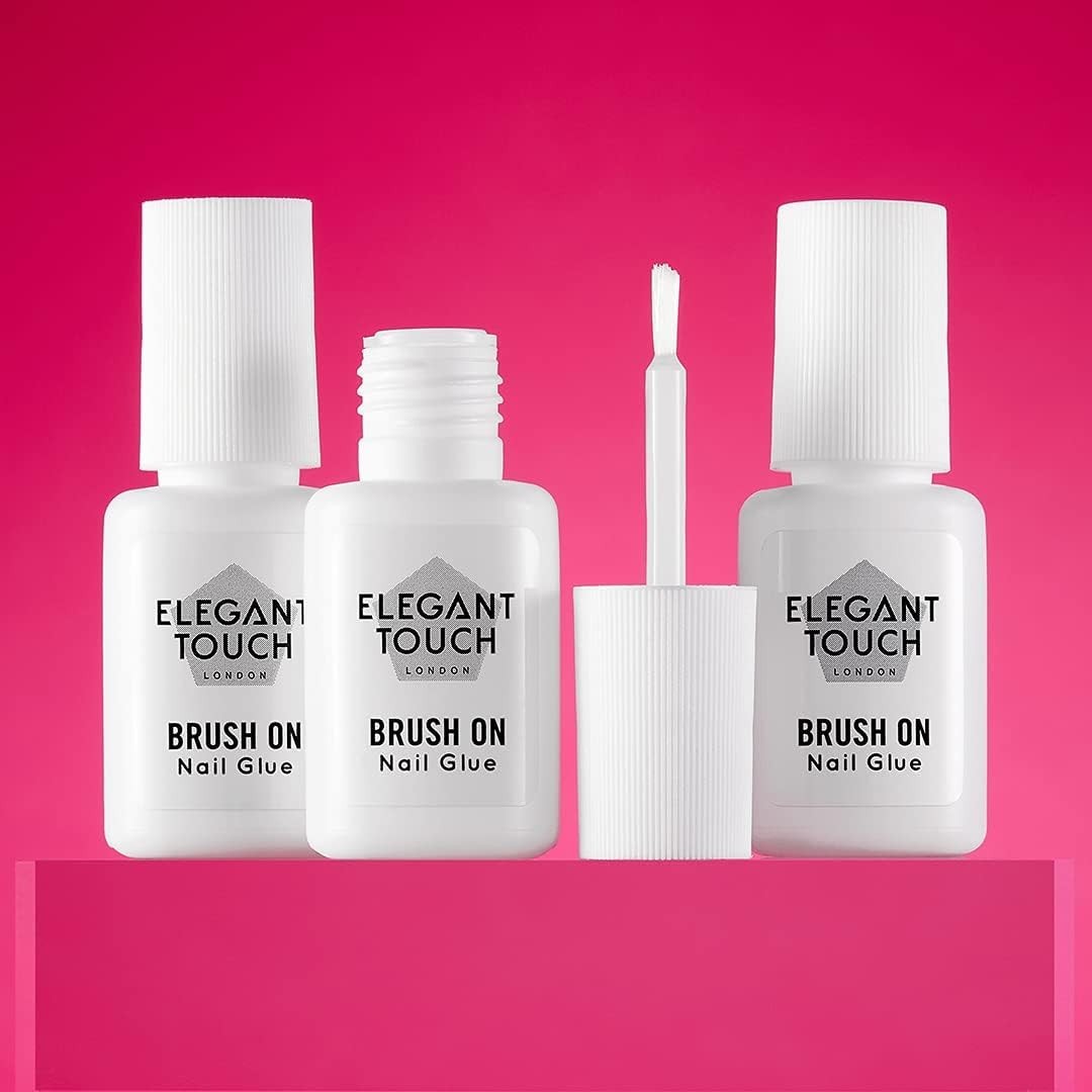 Clear 6ml Nail Glue with Brush Applicator – Strong Bond for Nail Enthusiasts