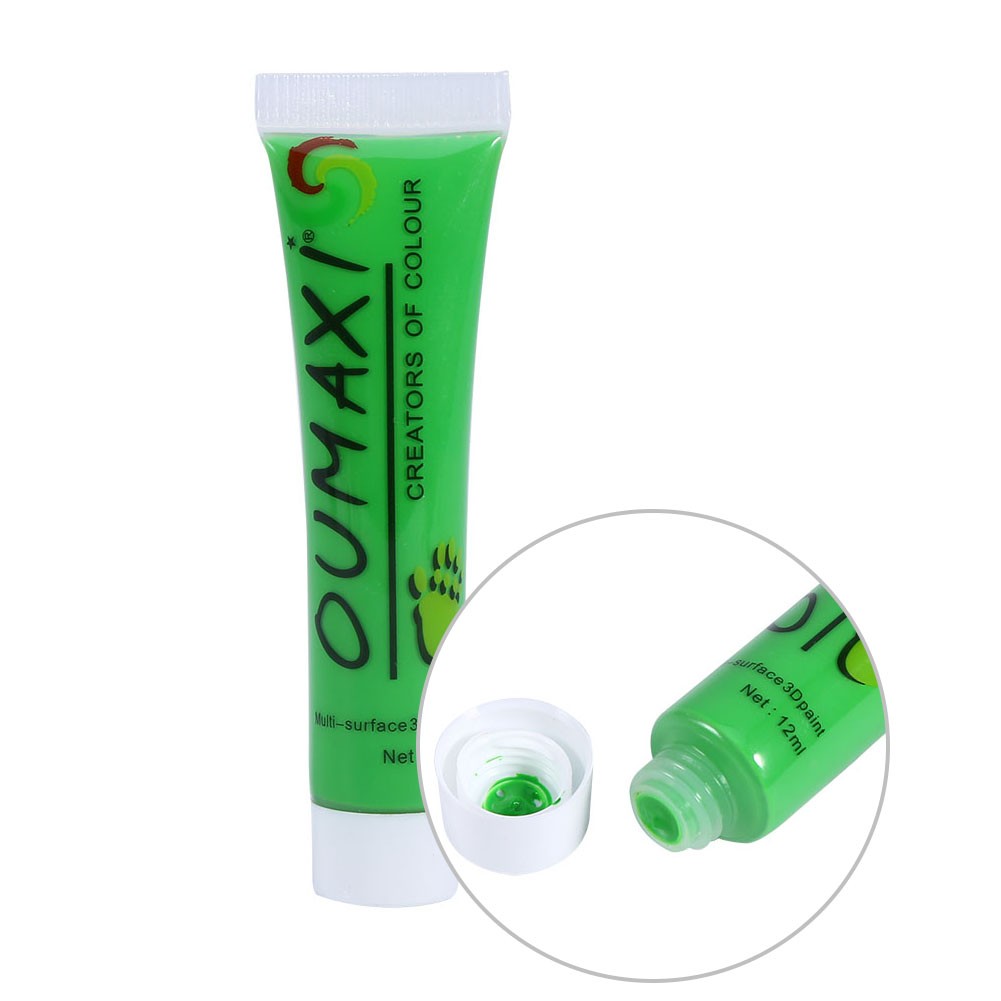 12 Colors Nail Art Acrylic Paint Waterproof Tube Set For DIY Decoration Popular