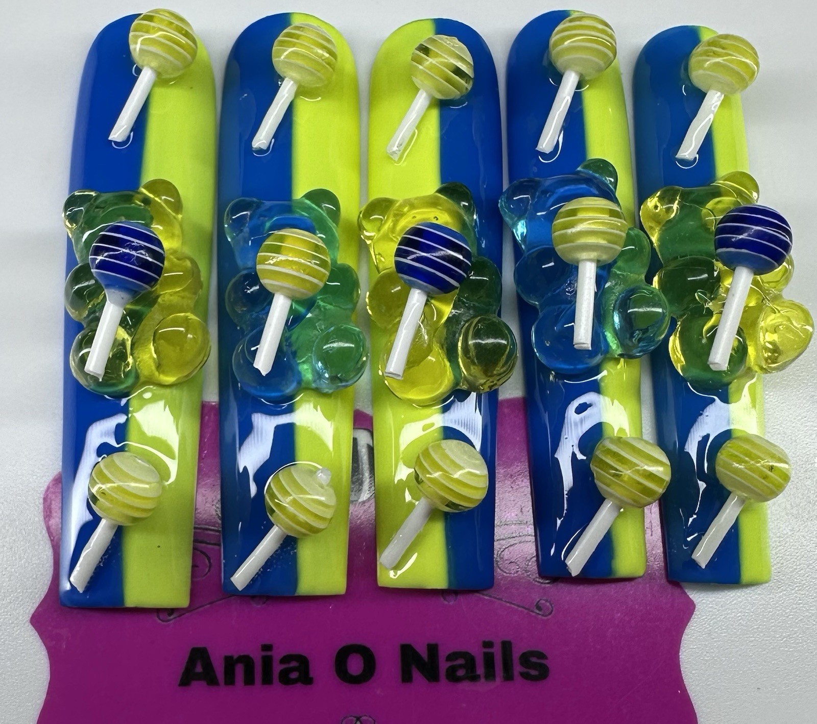 XXX Long Square Nails