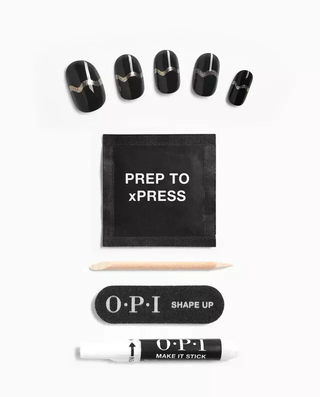 O.P.I XPRESS/ON CLASSIC INSTANT GEL-LIKE SALON MANICURE- Certified Chic Classic