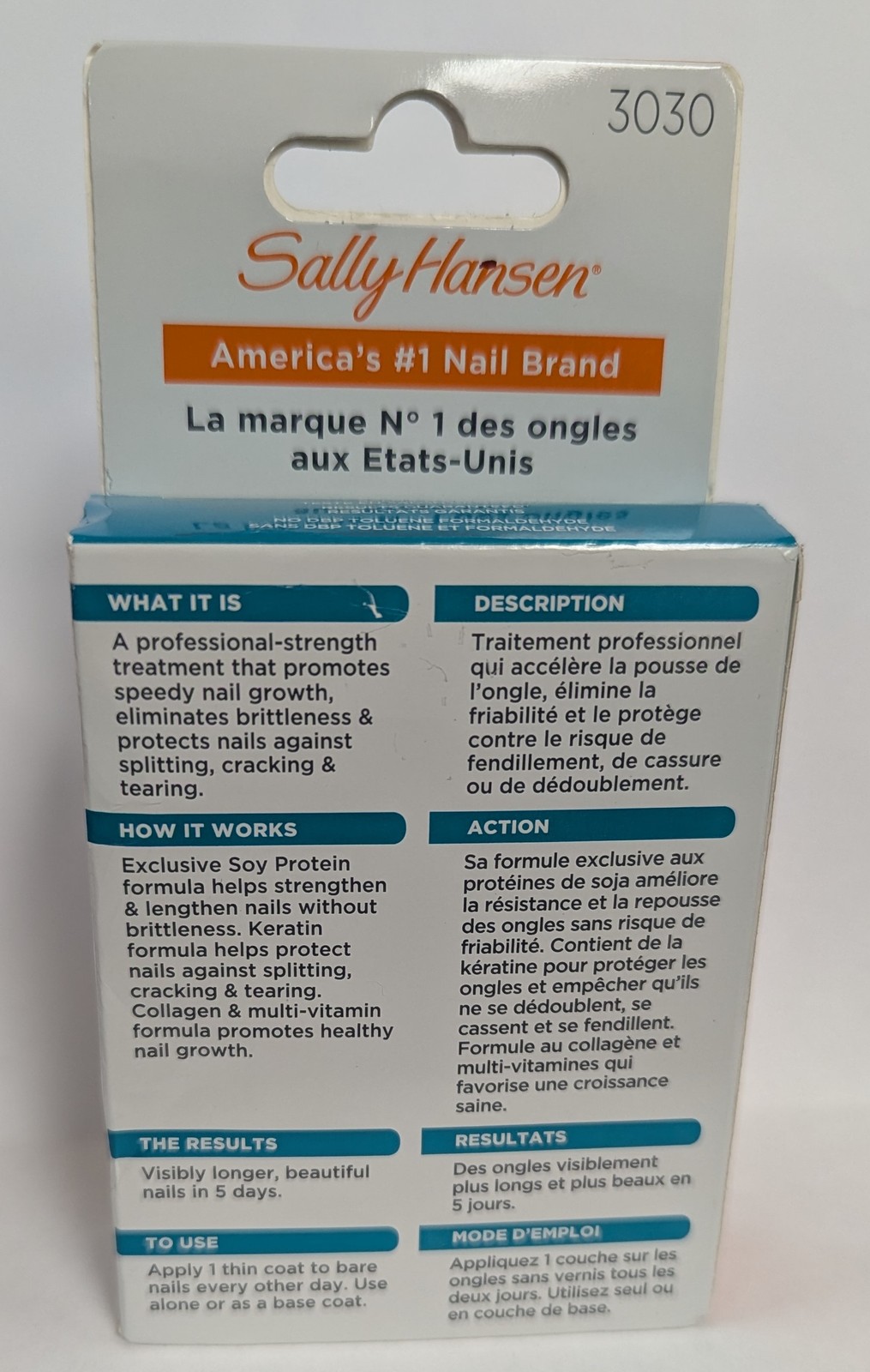 1pc Sally Hansen Nailgrowth Miracle, Serum 0.45 oz Clear