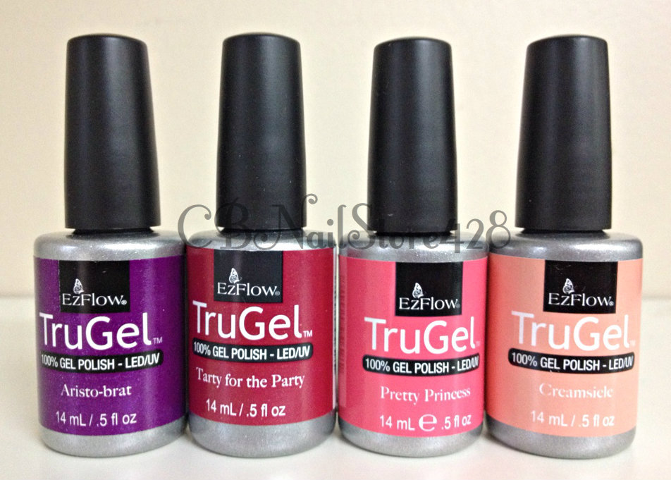 EZFlow TruGel – Gel Nail Polish – Set of any 4 Colors