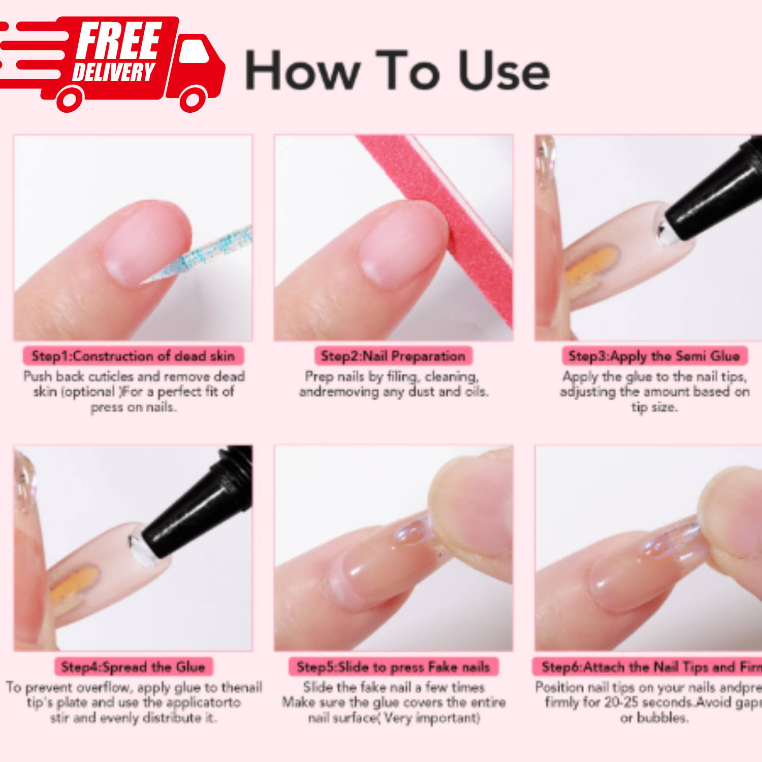 CurvLife Nail Glue Gel Kit 10g Quick Dry Press On Nails Glue with 10ml Remover