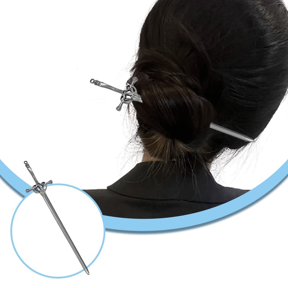 LELEVTXP 2 Pcs Vintage Girls Hair Chopsticks 2 Count (Pack of 1), Black
