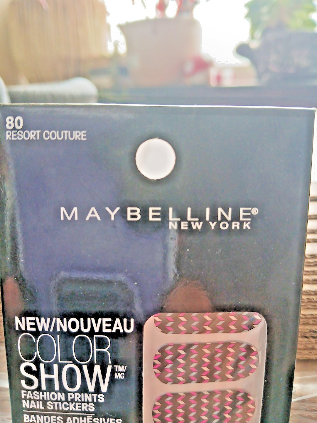 Maybelline Color Show Fashion Prints Nail Stickers 80 Resort Couture Art Wraps