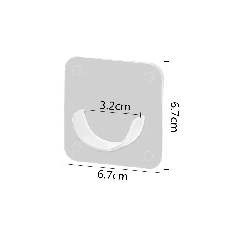 2/6/8Pcs Punch-Free Household Telescopic Pole Support Sticker Nail-Free Adjustab