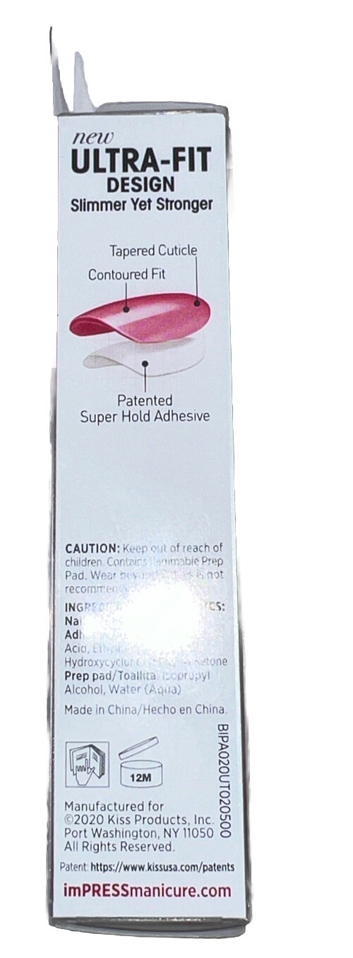 Kiss Nails Impress Press On Manicure #81437 Yeah Boy (New/Sealed/See All Photos)