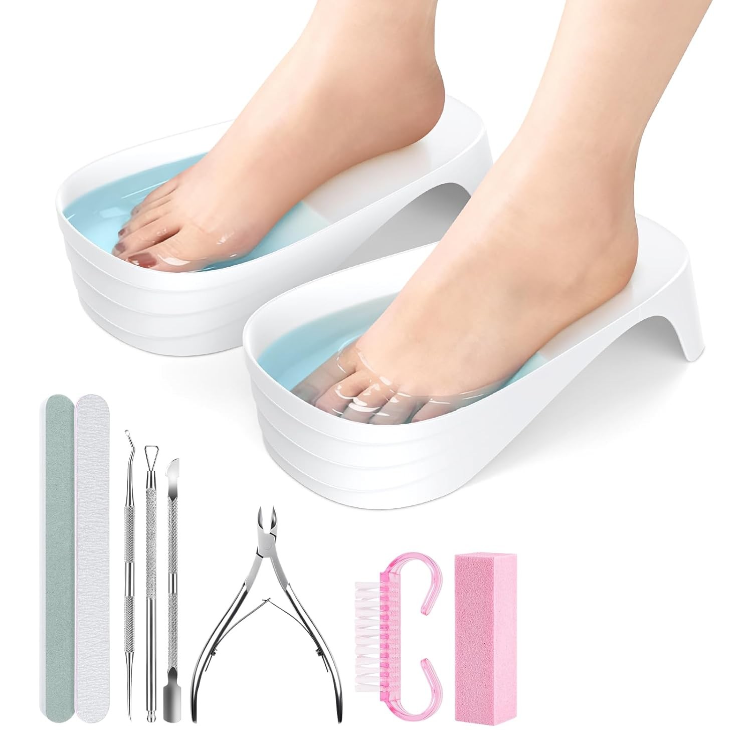 Toe Nail Soaking Bowl Large Size Acetone Proof Toe Soaking Tray DIY enthusiasts