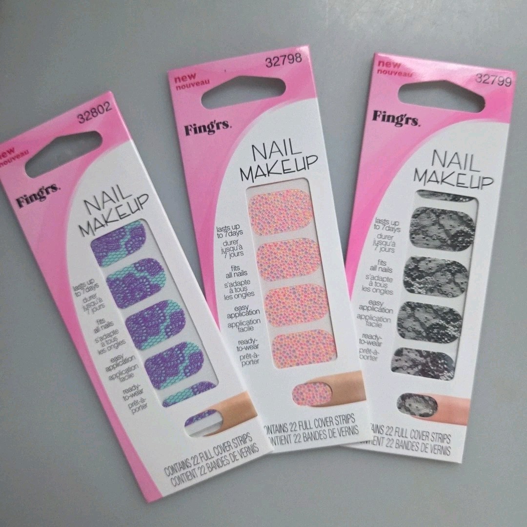 FING’RS NEW Nail Art Stickers Sets for 3