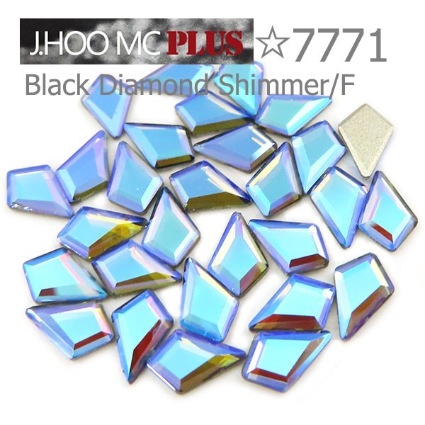 J.HOO Crystal 7771 Kite Flat Back Rhinestones 6.4×4.2mm Nail Art (10pcs)