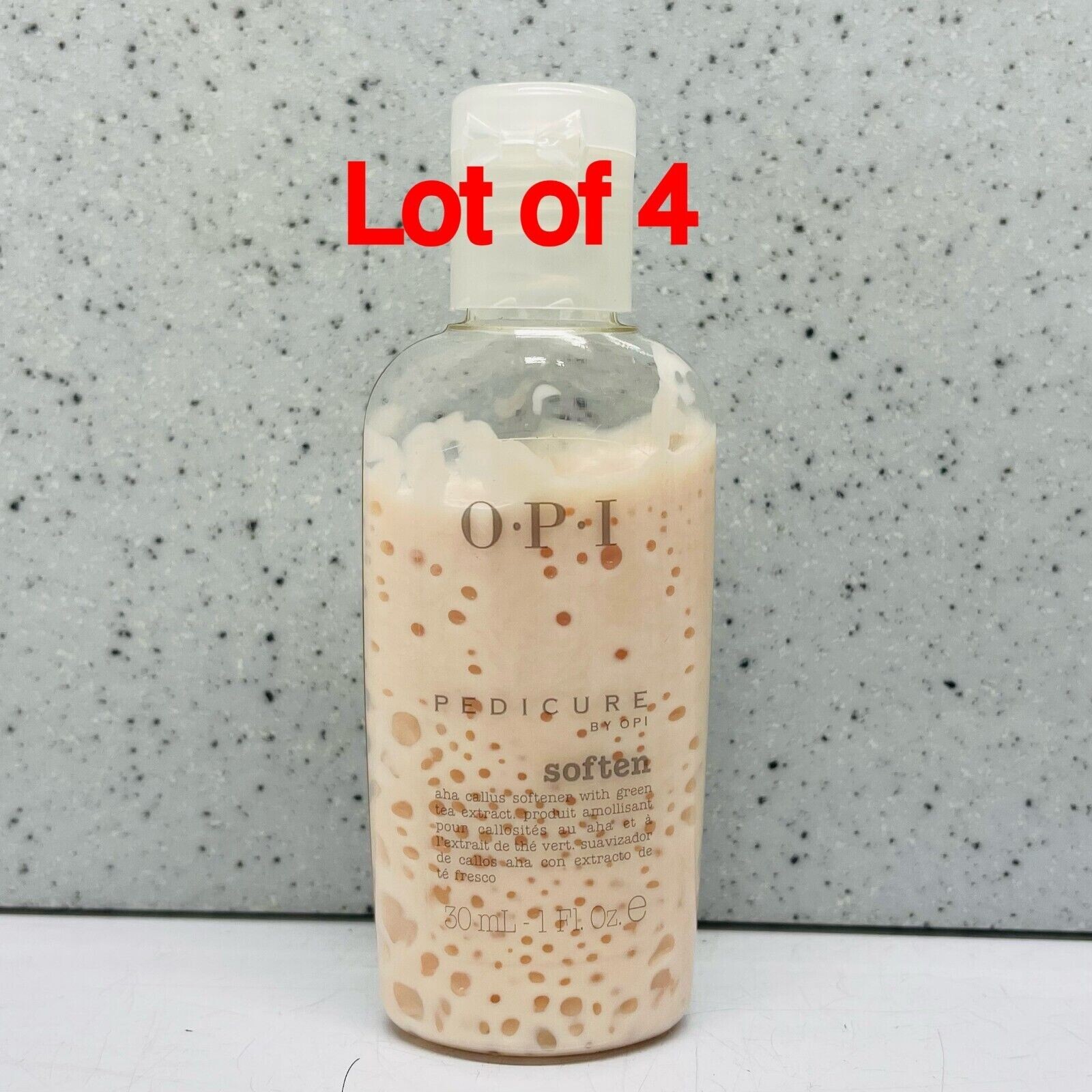 Lot of 4 – OPI Pedicure By OPI Soften 30 mL – 1 Fl. Oz. each – Item# PC121