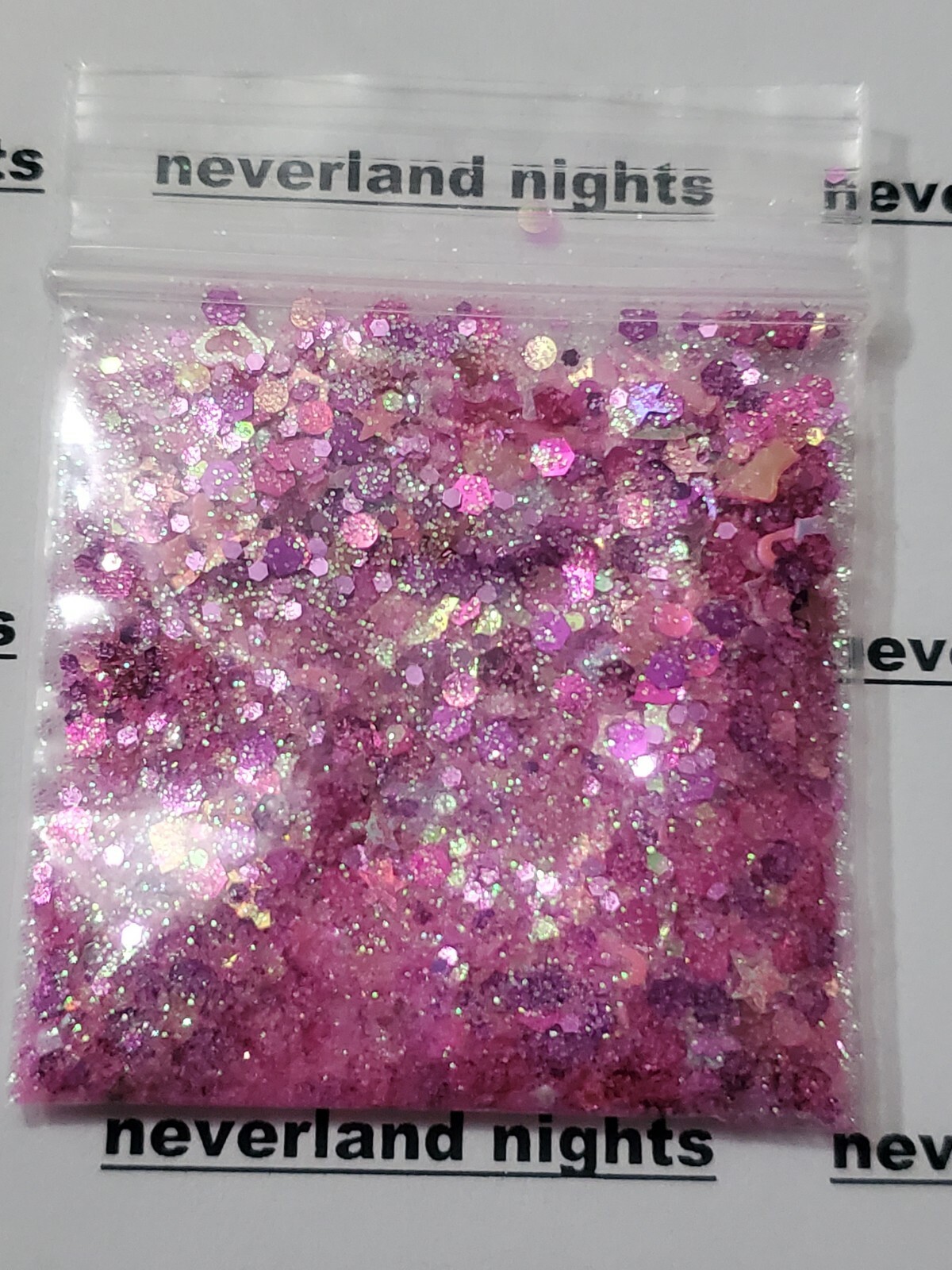 Bubblegum Pink | Iridescent Glitter Mix|Nail Art|Acrylics & Gels |Princess nails