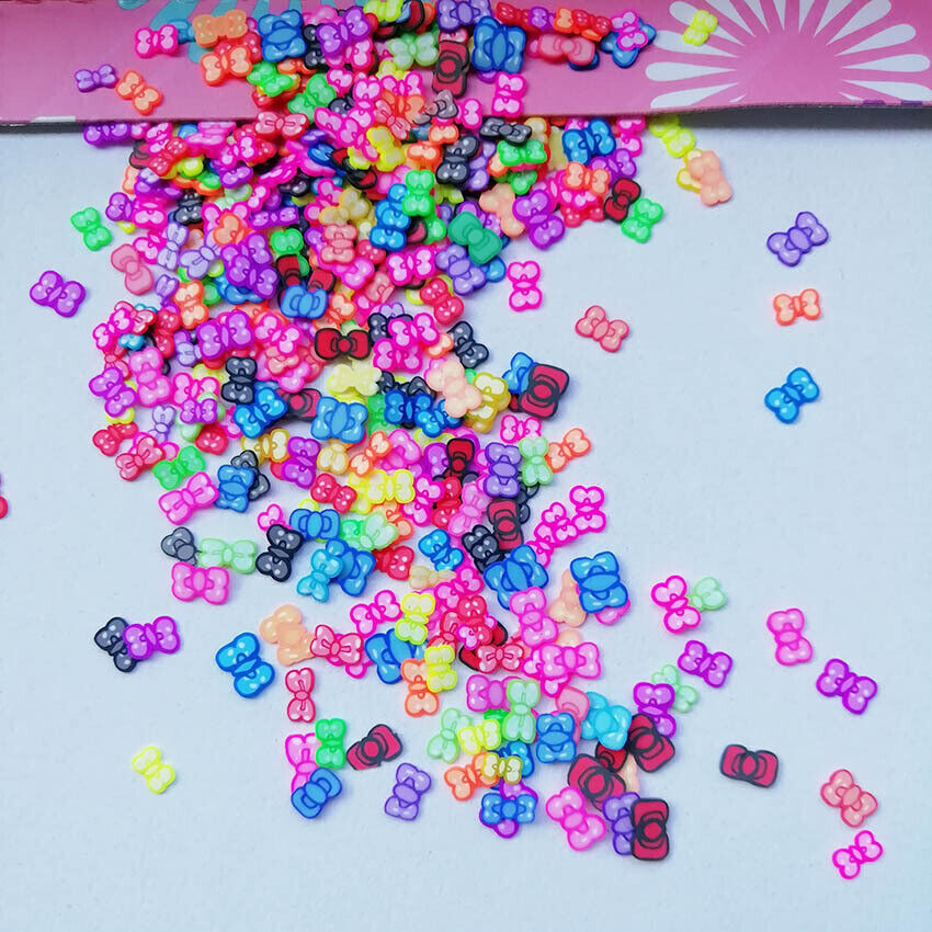 Slices Slice Fimo Art 1000pcs Polymer DIY Decoration Smile Nail Clay 3D Fruit