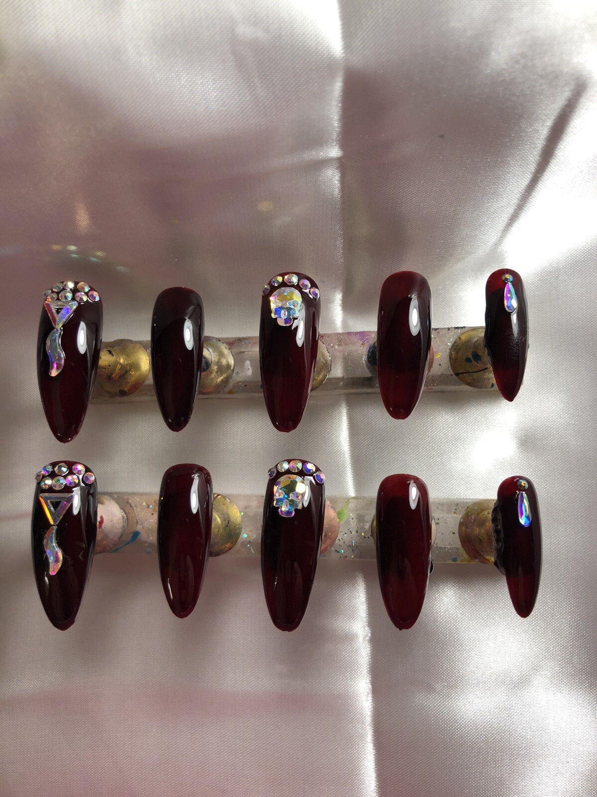 Z Nailz! Gorgeous set of Handmade Gothic, Halloween Press On Nails
