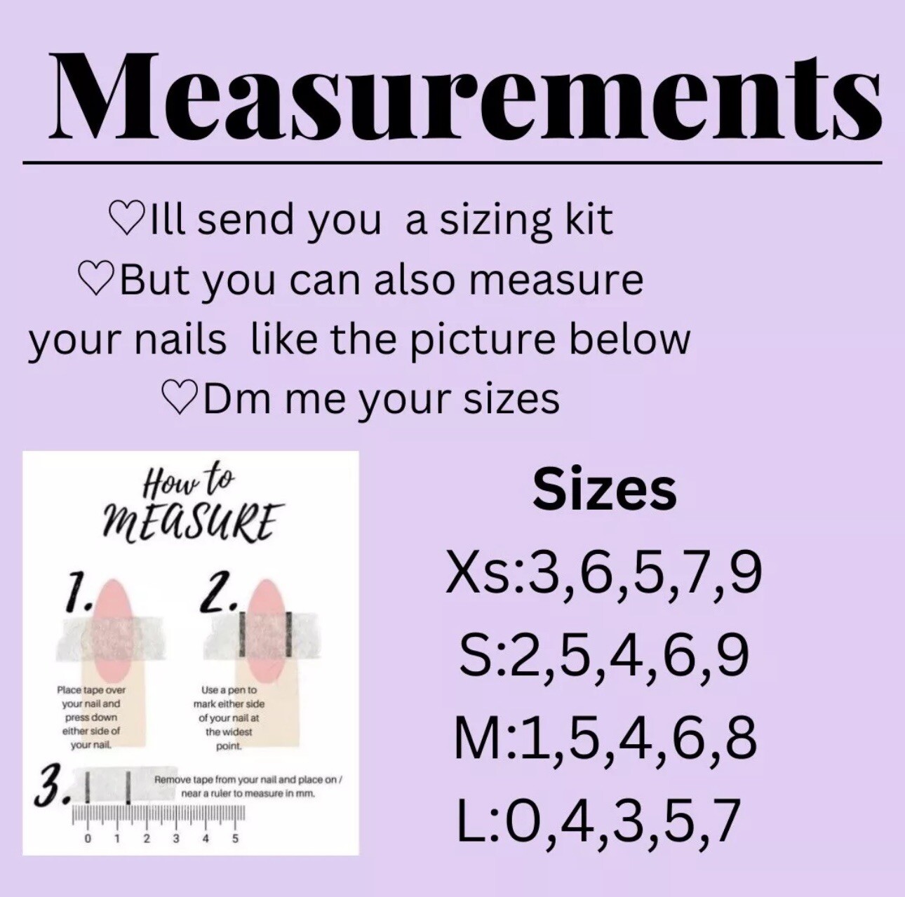 Premade Brown French Press On Nails Xs,S,M