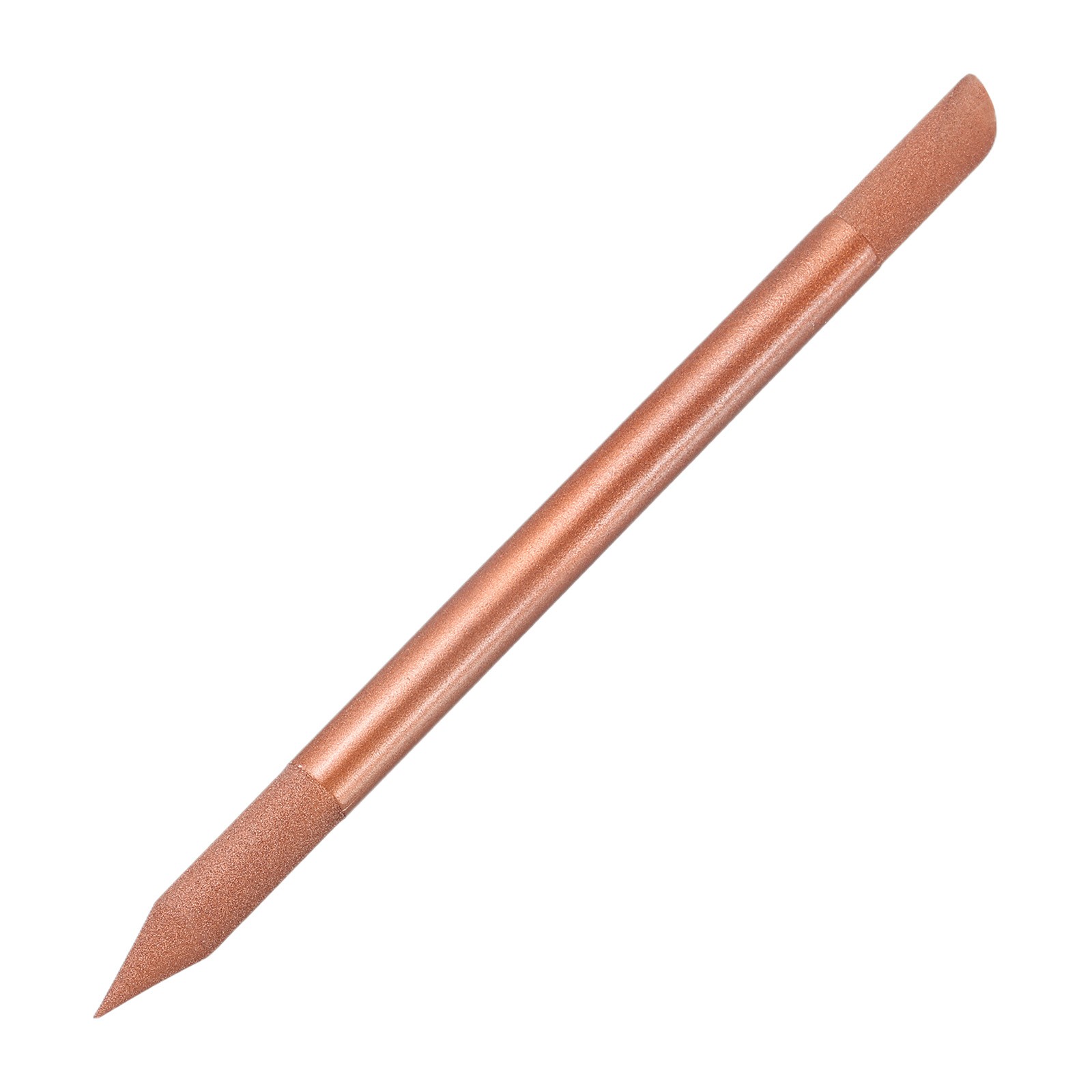 Glass Cuticle Pusher Crystal Manicure Stick for Nail Care, Orange