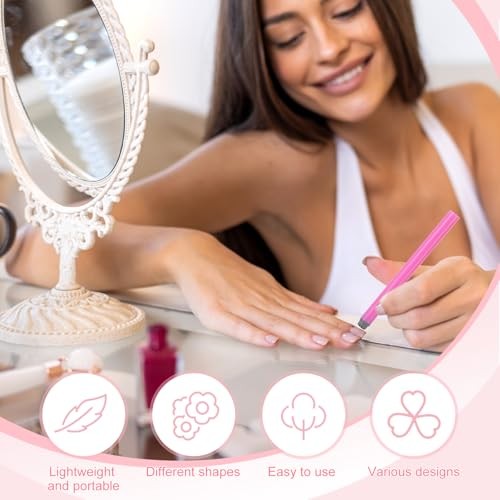 Nail Art Stamp Pen Set, Flower Nail Stamper Pens, Nail Stamping 10pcs Set