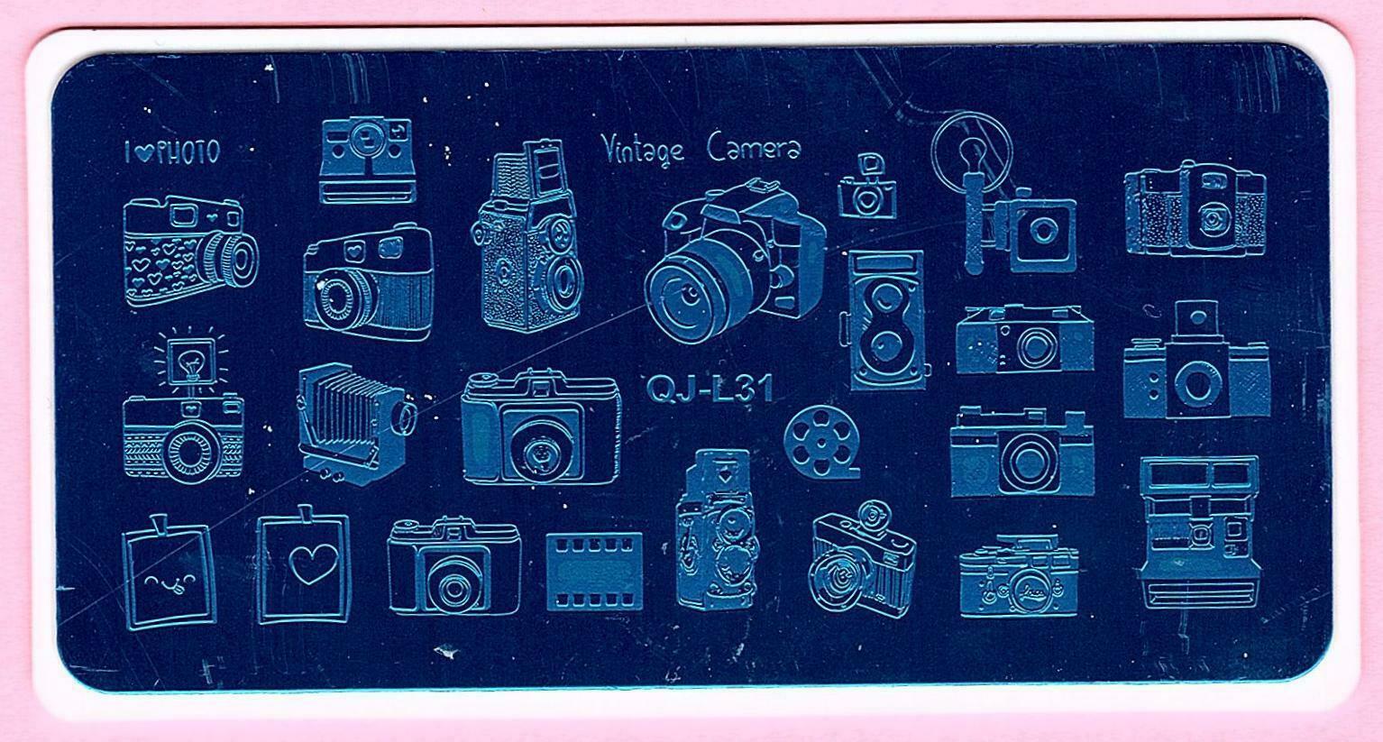 Valentine’s Day Nail Art DIY Stamping Metal Template Stencil Image Plate QJ