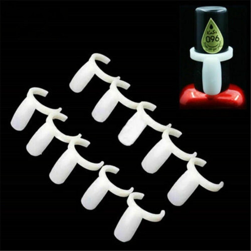 Art Ring Aample Card 50 X Nail Practice Polish UV Gel Colour Display Style Tips