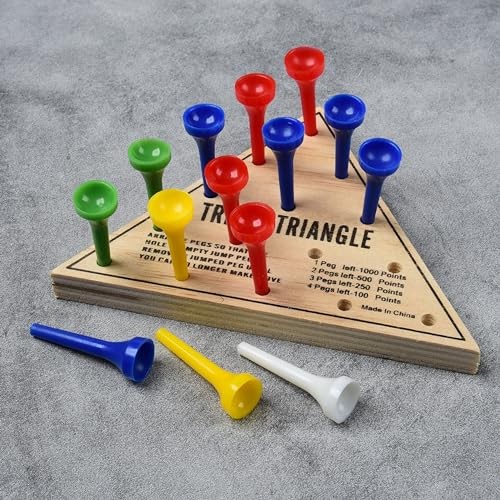 U.S. Toy Tricky Triangle Game – Travel Games, 4.5 inches x 3 inches, Assorted