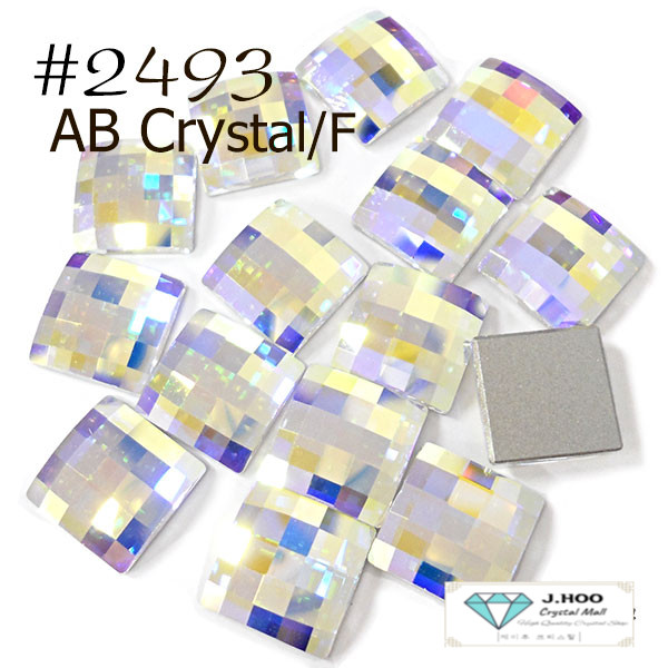 Swarovski 2493 Chessboard Flat Back Crystal 8mm 10mm 12mm 20mm