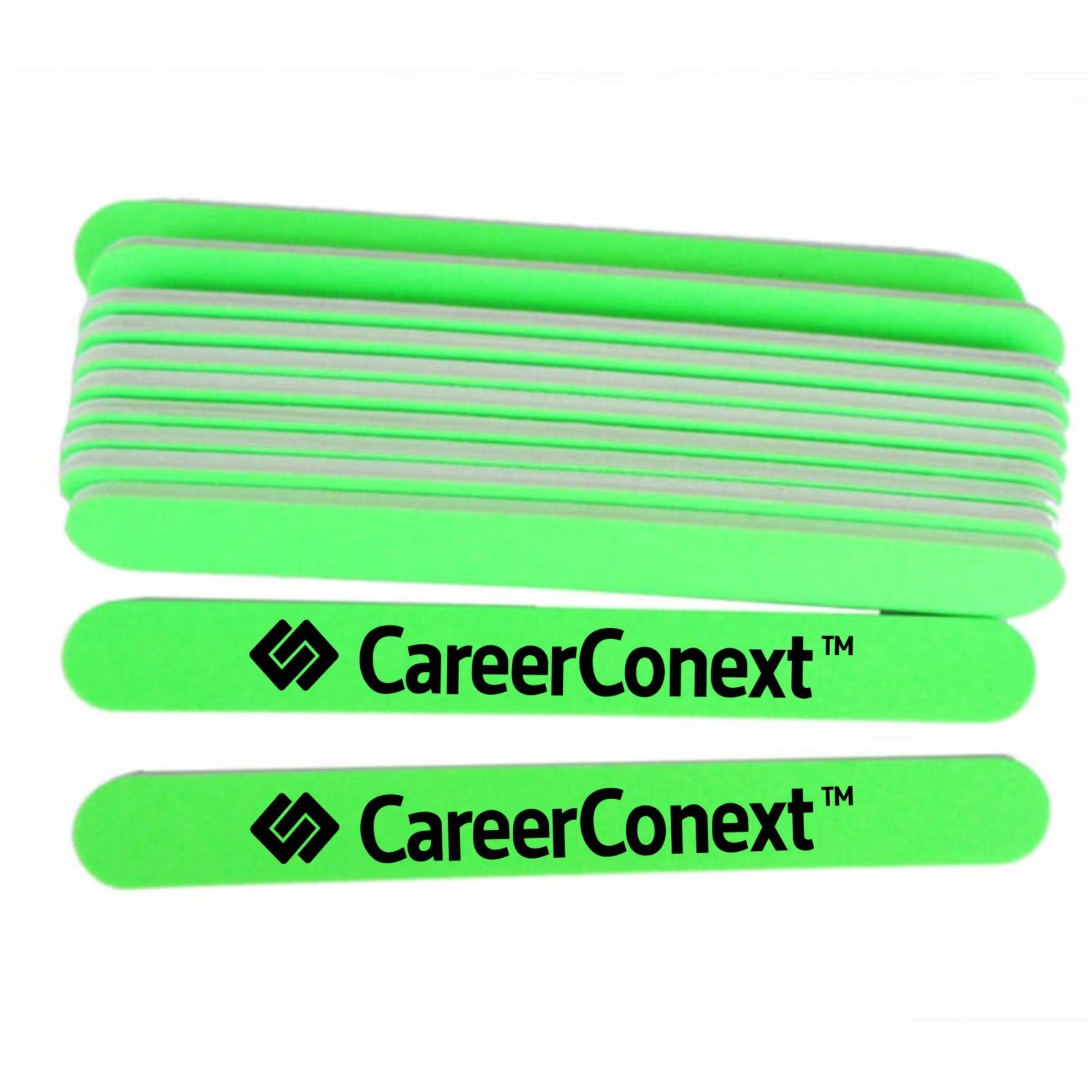 600 Custom imprinted in 1 color – Emery Boards Wooden 4.6″X.5″ 150/240 Grit