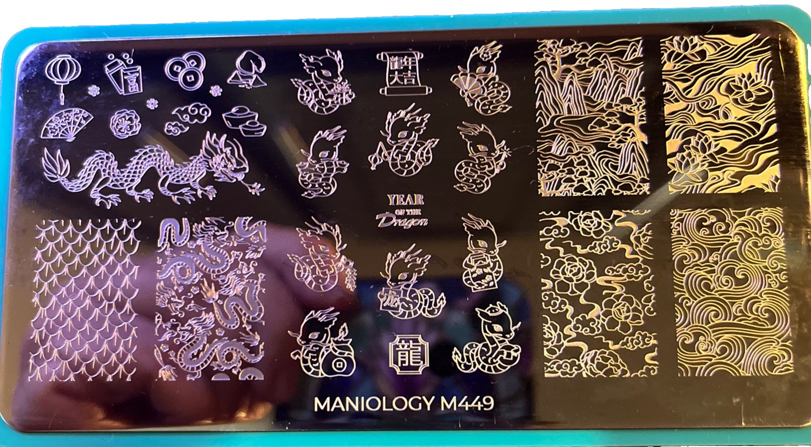 Maniology Nail Stamping Plates – New Years And Chinese New Year M079, M448, M220
