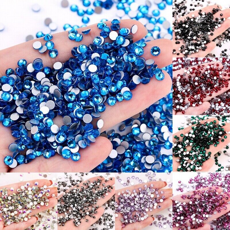 Glitter Nail Art Rhinestones Nail Decoration Wholesale DIY Crystal Gems 1440Pcs