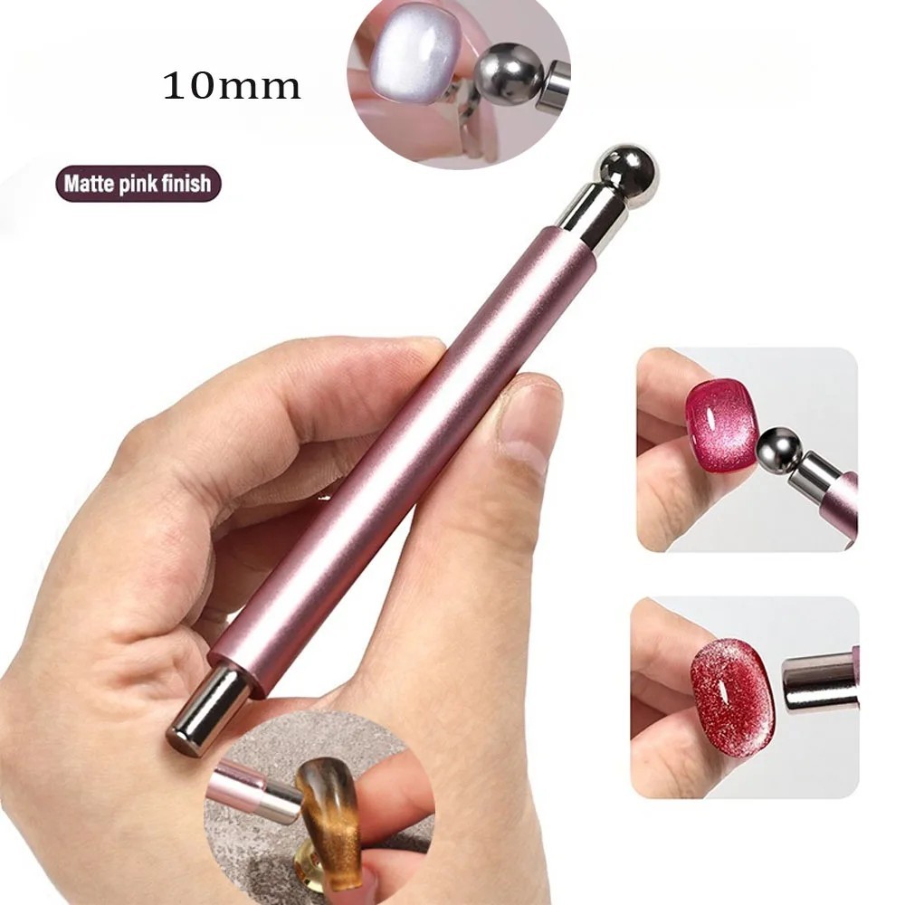 Round Steel Magnetic Stick Double Head Cat Eye Magnet Pen Nail Tool