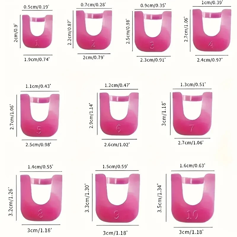 26pcs Reusable Soft Plastic Nail Polish Protectors, Smudge-proof, easy to clean