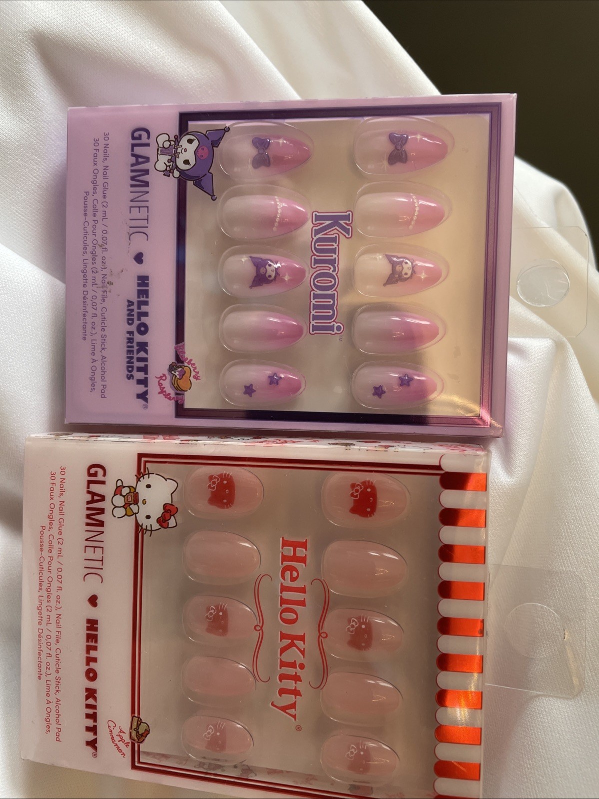 GLAMNETIC HELLO KITTY KUROMI PRESS ON NAILS – SET OF 2
