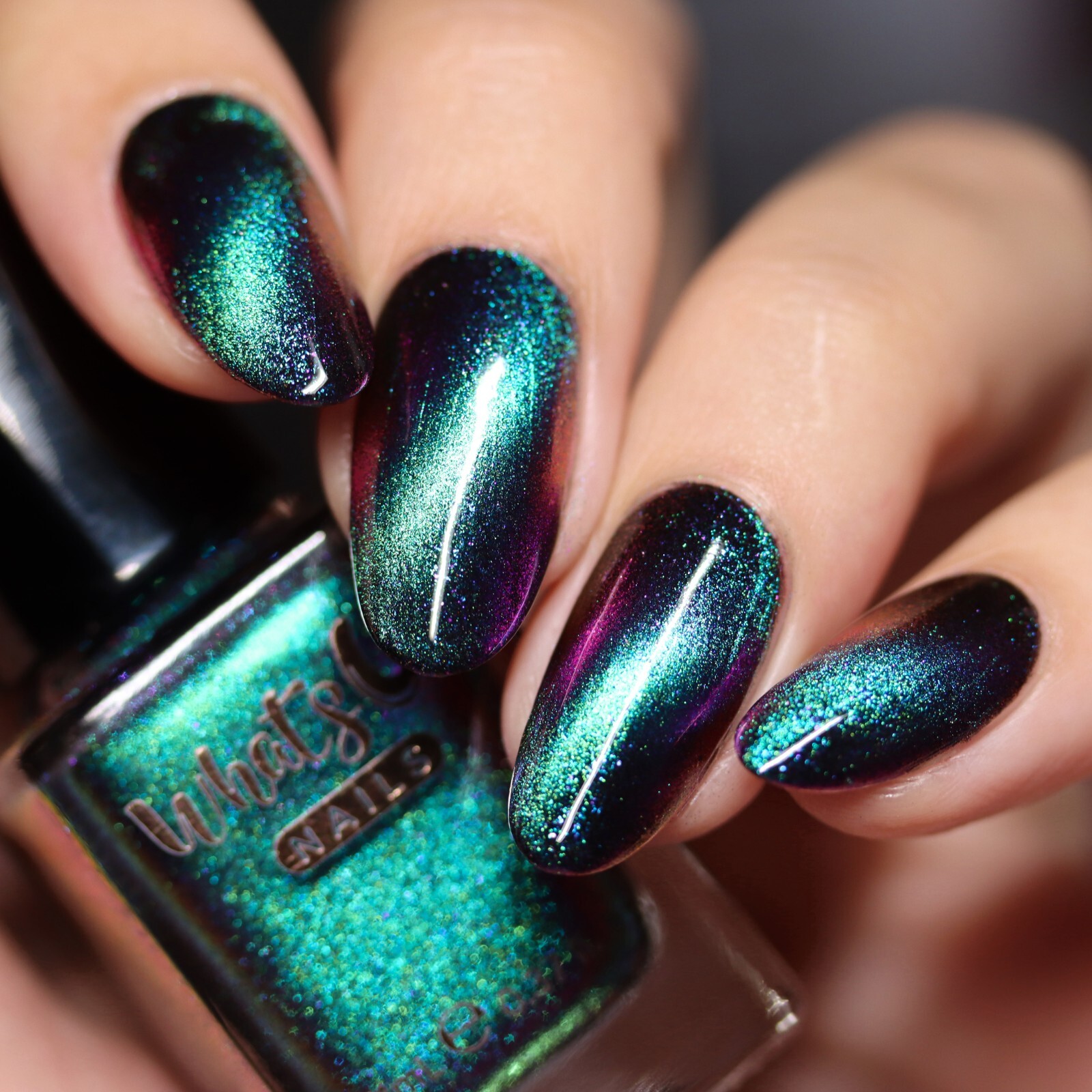 Whats Up Nails – Polar Light Show Regular Polish (Multichrome Magnetic)
